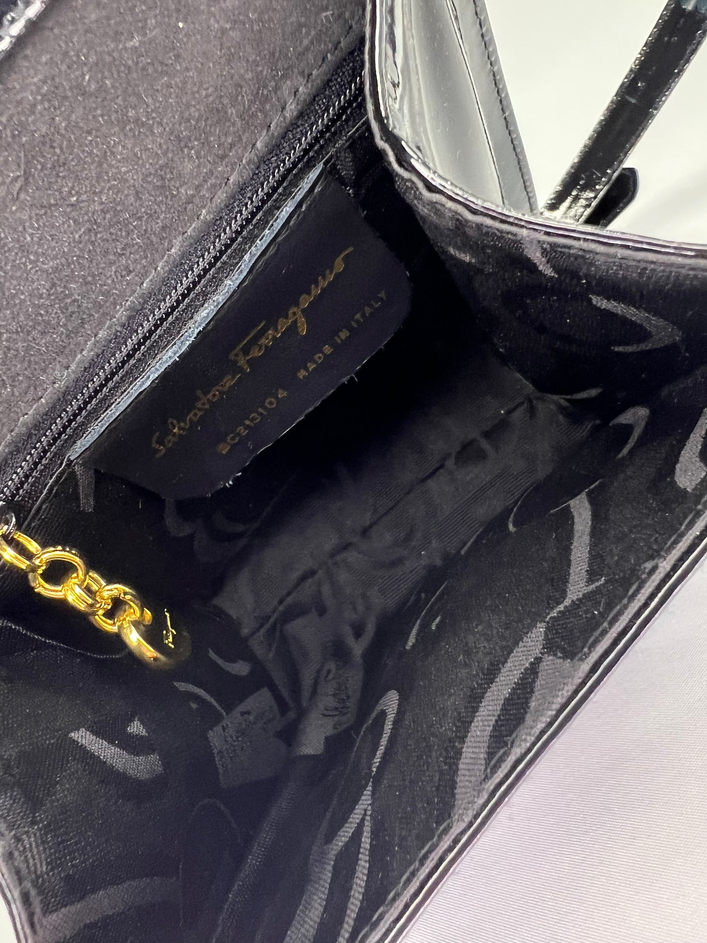 Salvatore Ferragamo Ribbon Hand Bag