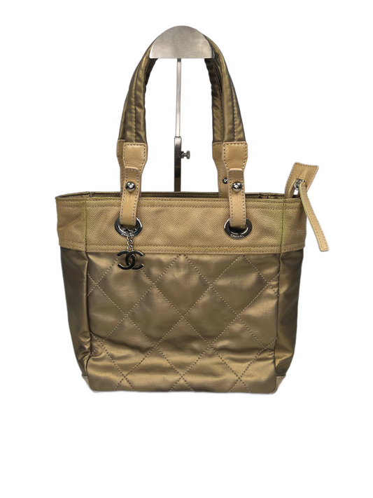 Chanel canvas handbag